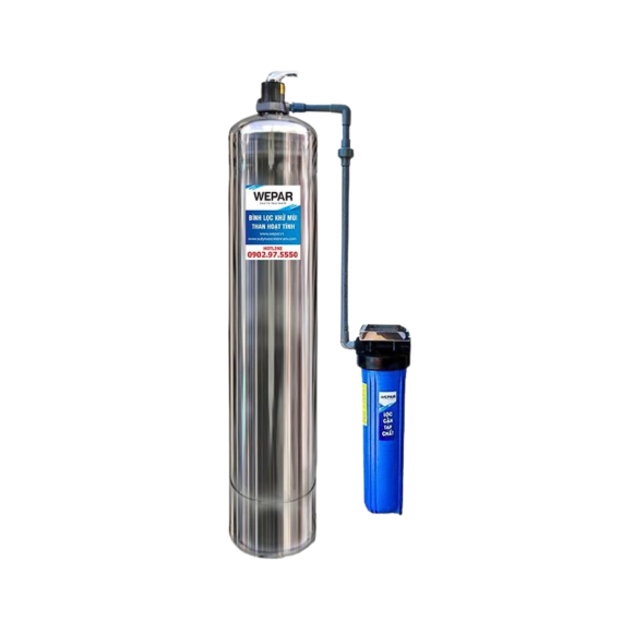 Hệ lọc sinh hoạt inox 1 cột