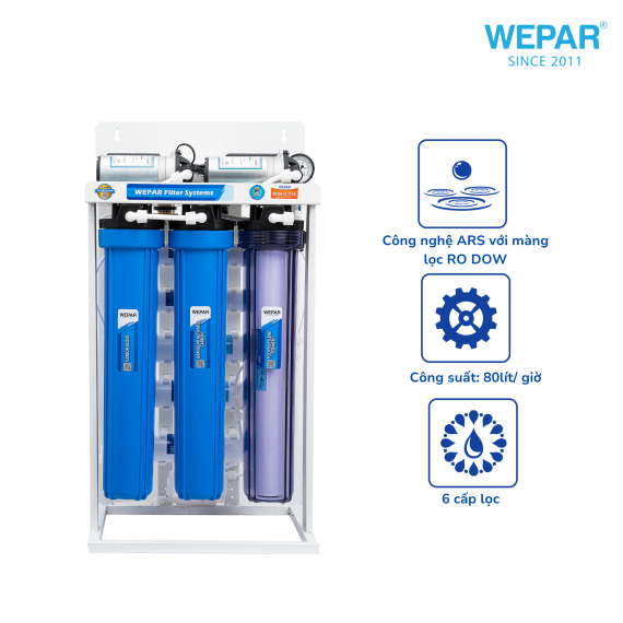 Máy lọc nước Bán công nghiệp 80 lít/giờ