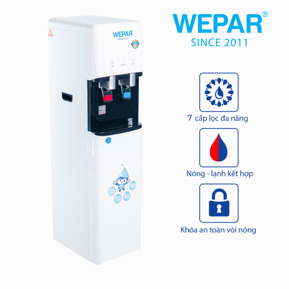 máy lọc nước wepar nóng lạnh