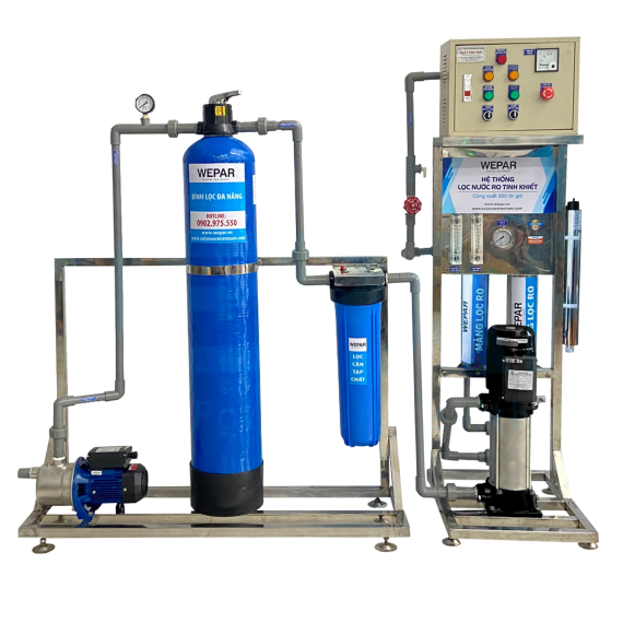 Hệ lọc nước RO công nghiệp WEPAR công suất 700 lít/giờ