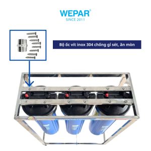 Bộ lọc sinh hoạt WB320 với ốc vít 304